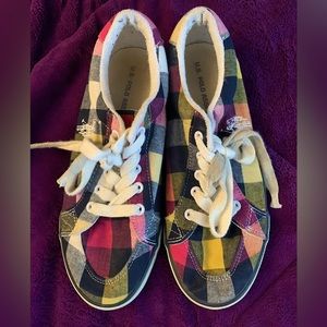Polo checkered multi-colored sneakers